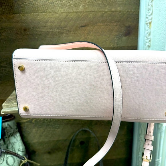 Kate Spade New York Pink Leather Satchel Crossbody - Picture 8 of 10
